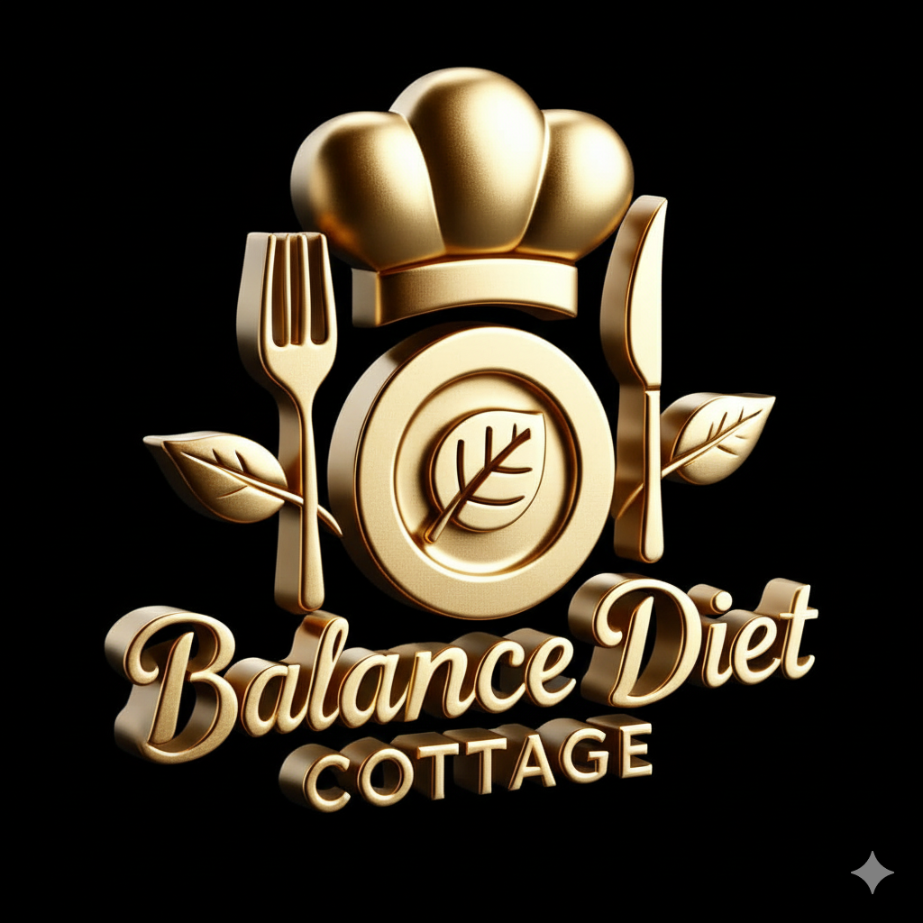 Balanced Diet Cottage Logo